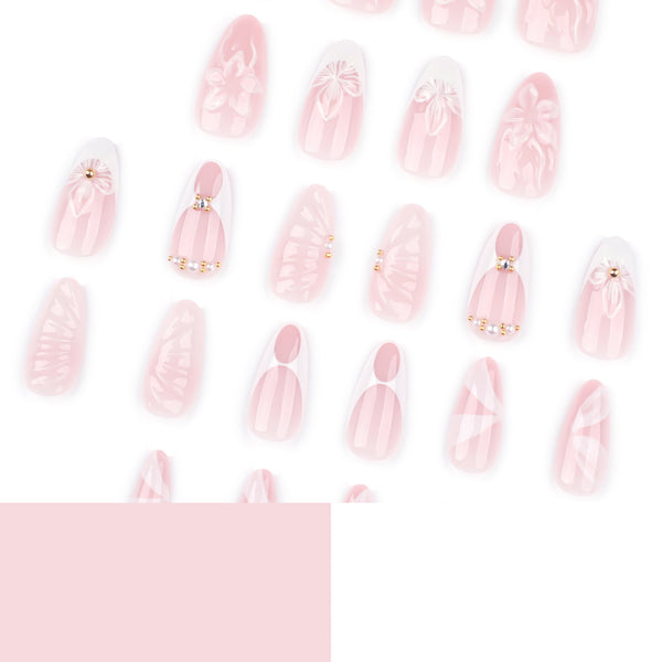 12 Sizes-24 Pcs Press On Nails JP3855