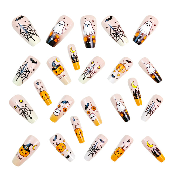 12 Sizes-24 Pcs Press On Nails Y851