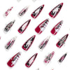 12 Sizes-24 Pcs Press On Nails JP2804