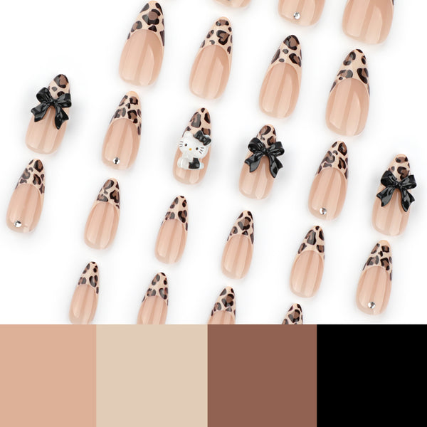 12 Sizes-24 Pcs Press On Nails JP3571