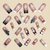12 Sizes-24 Pcs Press On Nails Y1196