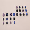12 Sizes-24 Pcs Press On Nails W1840