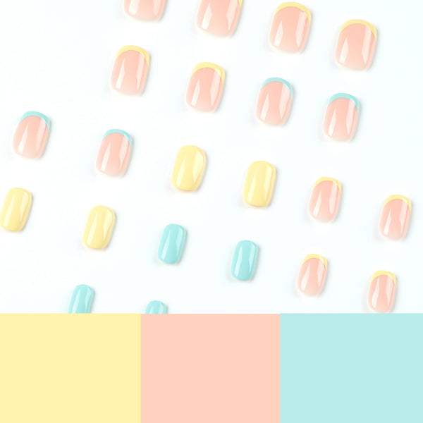 12 Sizes-24 Pcs Press On Nails JP2596