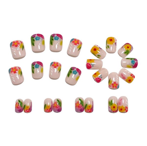 12 Sizes-24 Pcs Press On Nails Y1574