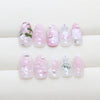 12 Sizes-24 Pcs Press On Nails Z1009