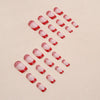 12 Sizes-24 Pcs Press On Nails W859