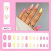 12 Sizes-24 Pcs Press On Nails W159