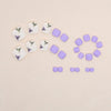 12 Sizes-24 Pcs Press On Nails F117