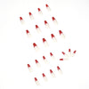12 Sizes-24 Pcs Press On Nails JP1227