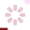 12 Sizes-24 Pcs Press On Nails C1409