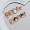 12 Sizes-24 Pcs Press On Nails R971