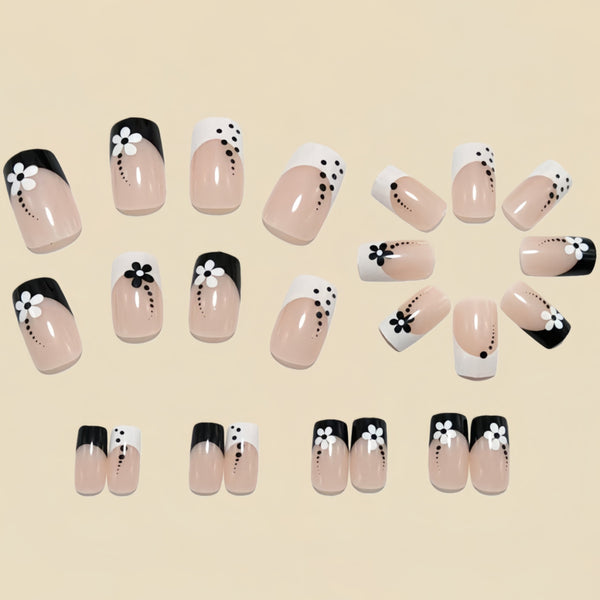 12 Sizes-24 Pcs Press On Nails y1570