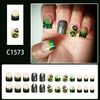 12 Sizes-24 Pcs Press On Nails C1578