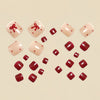 12 Sizes-24 Pcs Press On Nails Y1918