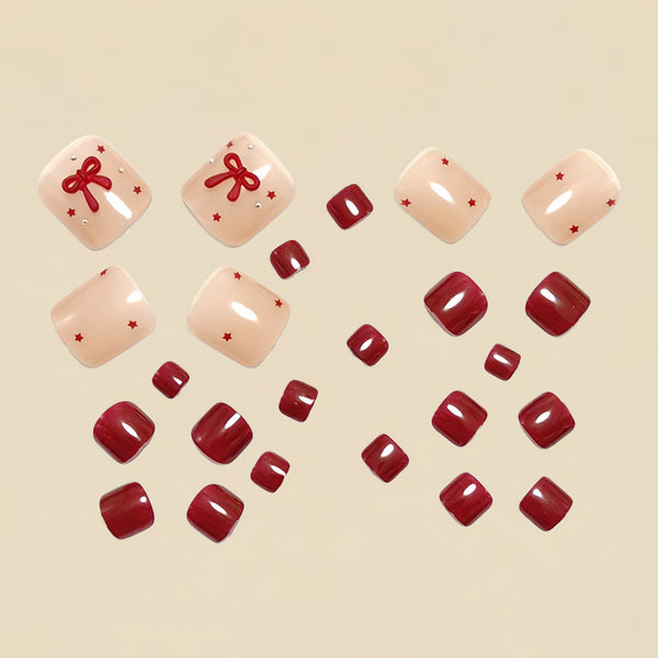 12 Sizes-24 Pcs Press On Nails Y1918