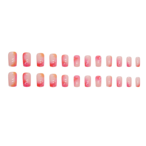 12 Sizes-24 Pcs Press On Nails W1314