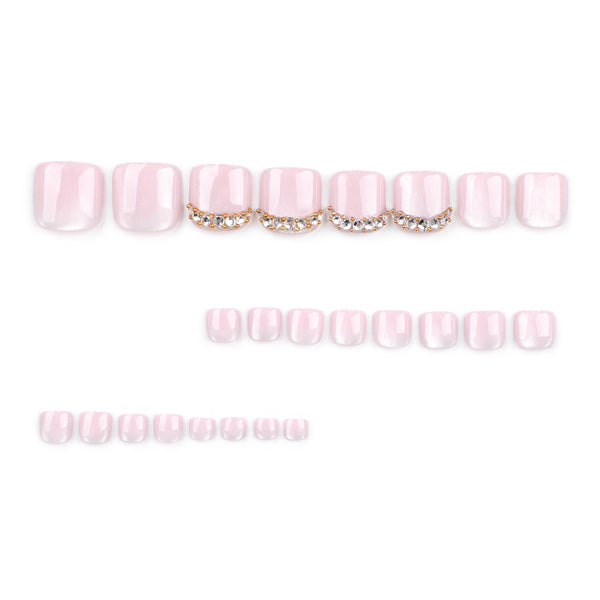 12 Sizes-24 Pcs Press On Nails JP3216