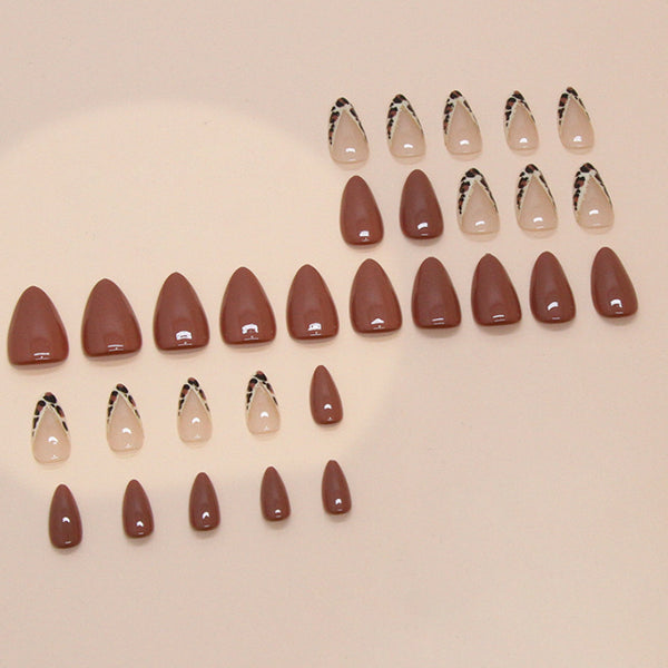 12 Sizes-24 Pcs Press On Nails W1647