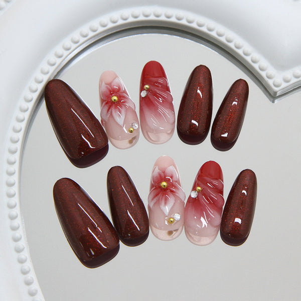 30 Pcs Press On Nails Z1382