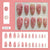 12 Sizes-24 Pcs Press On Nails Z1112