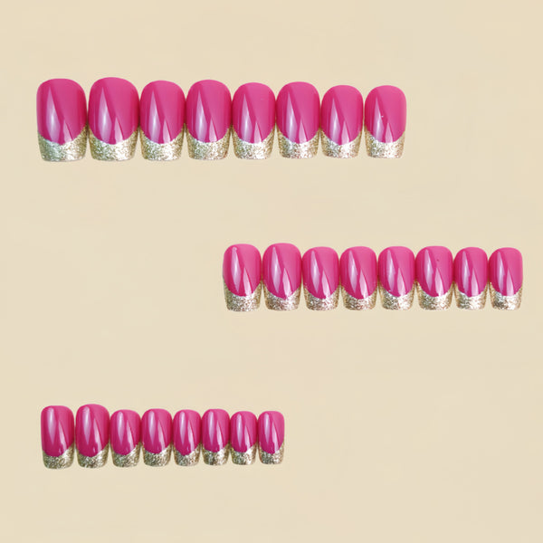 12 Sizes-24 Pcs Press On Nails Y1793