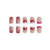 12 Sizes-24 Pcs Press On Nails C241