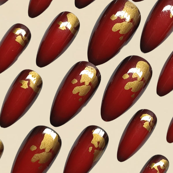 12 Sizes-24 Pcs Press On Nails Y229