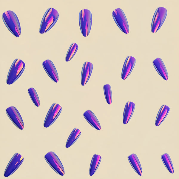 12 Sizes-24 Pcs Press On Nails Y01-2
