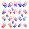 12 Sizes-24 Pcs Press On Nails Y1389