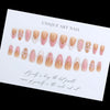 12 Sizes-24 Pcs Press On Nails FT-254