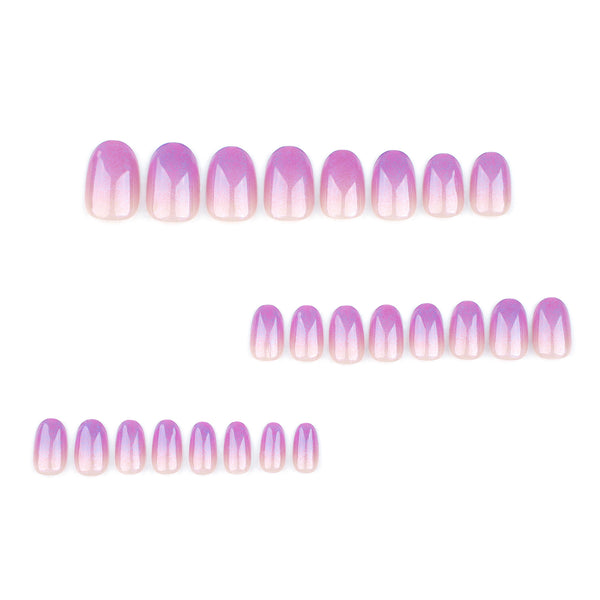 12 Sizes-24 Pcs Press On Nails JP3435