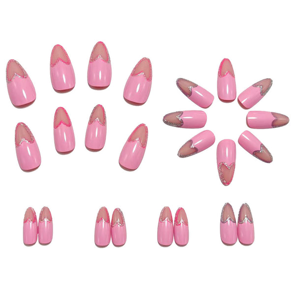 12 Sizes-24 Pcs Press On Nails Y1744