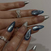 12 Sizes-24 Pcs Press On Nails Z1317