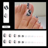 12 Sizes-24 Pcs Press On Nails F082