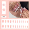 12 Sizes-24 Pcs Press On Nails Z641