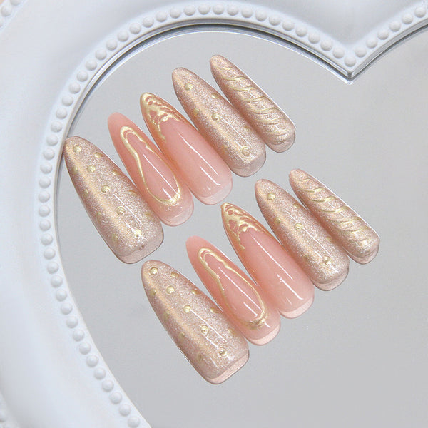 30 Pcs Press On Nails W2121