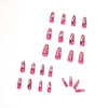 12 Sizes-24 Pcs Press On Nails JP1226
