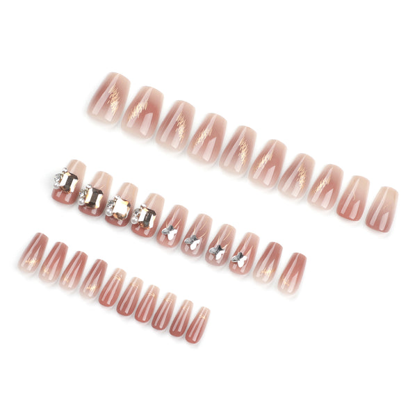 15 Sizes-30 Pcs Press On Nails GN020