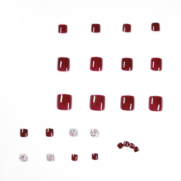 12 Sizes-24 Pcs Press On Nails JP1179