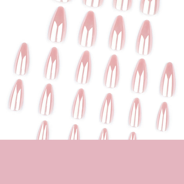 12 Sizes-24 Pcs Press On Nails DIY35