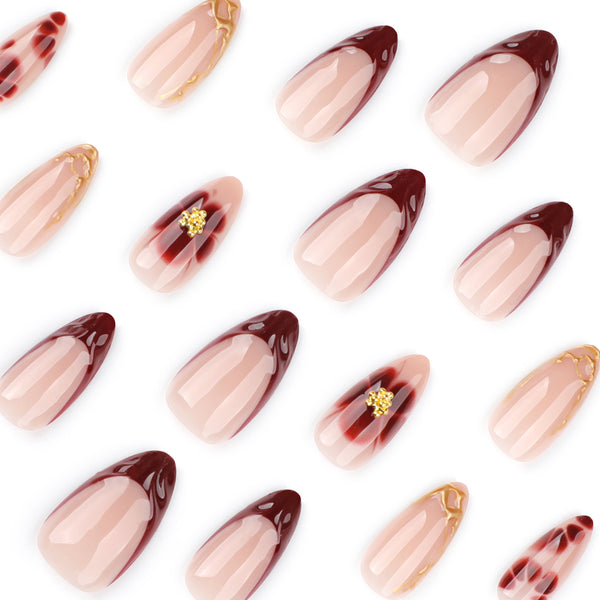 12 Sizes-24 Pcs Press On Nails JP3874