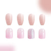 96 Pcs Press On Nails OmbreFrenchGlitter-1-96pcs