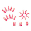 12 Sizes-24 Pcs Press On Nails W031