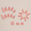 12 Sizes-24 Pcs Press On Nails Z686
