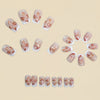 12 Sizes-24 Pcs Press On Nails Y1521