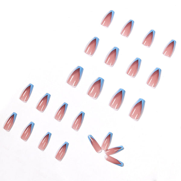 12 Sizes-24 Pcs Press On Nails JP1082