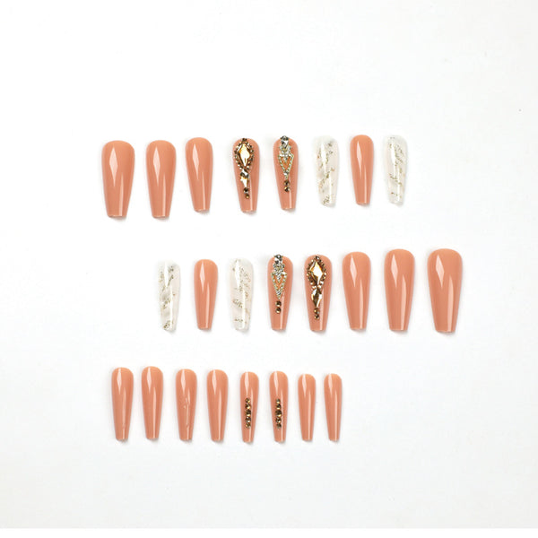12 Sizes-24 Pcs Press On Nails JP1721