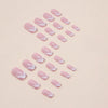 12 Sizes-24 Pcs Press On Nails W499