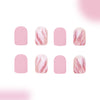 12 Sizes-24 Pcs Press On Nails C816