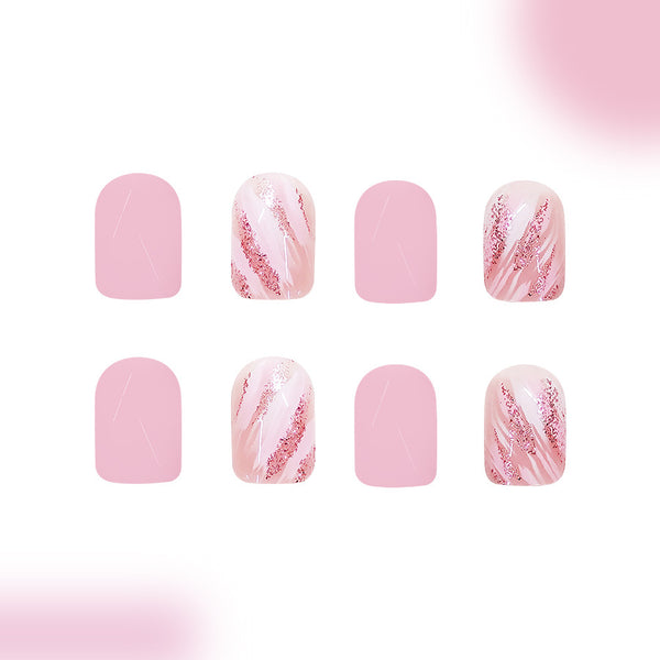 12 Sizes-24 Pcs Press On Nails C816